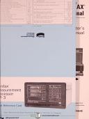 Cordax-Bendix-Cordax Bendix MP-3, Smart Terminal Measuring Processor Operations Manual 1983-MP-3-03